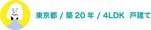 東京都 / 築20年 / 4LDK  戸建て